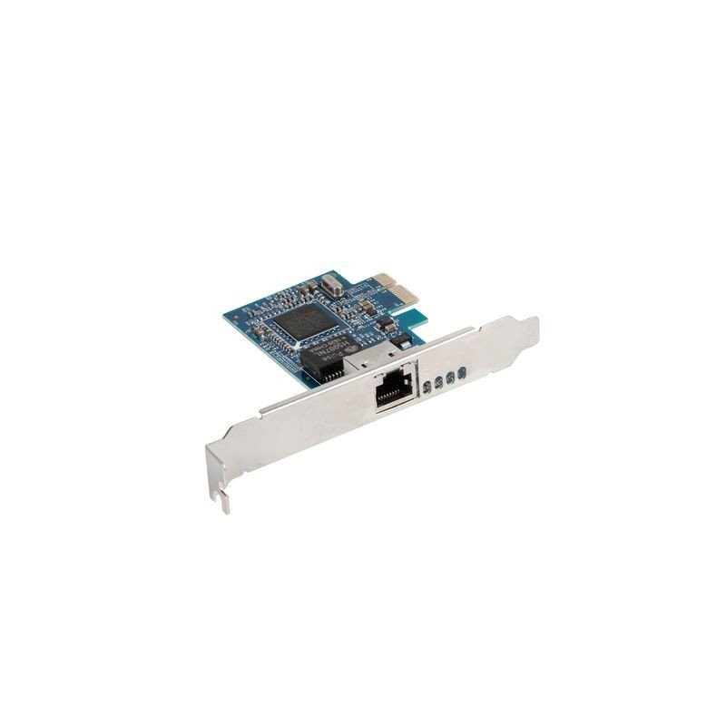 LANBERG PCI-EXPRESS- RJ45 ETHERNETOVÝ ADAPTÉR SÍŤOVÁ KARTA PCI-E X1 1X RJ45 1GB BROADCOM+ NÍZKÝ PROFIL