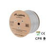 Lanberg LAN Kabel CAT.6A UFTP 305M Solid CU LSZH Grey CPR + FLUKE PASSED
