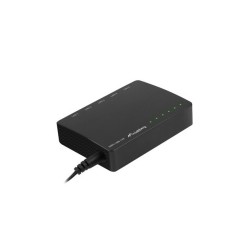 LANBERG SWITCH DSP2-1005-12V 5X 1GB/S UNMANAGED GIGABIT ETHERNET DESKTOP 12V