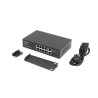 Lanberg Switch 8X 100MB PoE+/2X 1GB Unmanaged Rack 10"/19" Gigabit Ethernet 120W