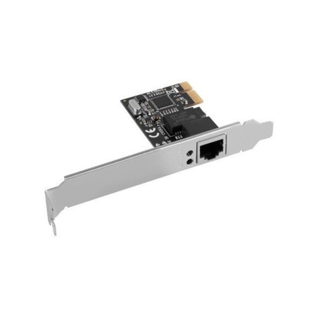 LANBERG PCI-EXPRESS- RJ45 ETHERNETOVÝ ADAPTÉR SÍŤOVÁ KARTA PCI-E X1 1X RJ45 1GB RTL8111C NÍZKÝ PROFIL
