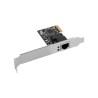 LANBERG PCI-EXPRESS- RJ45 ETHERNETOVÝ ADAPTÉR SÍŤOVÁ KARTA PCI-E X1 1X RJ45 1GB RTL8111C NÍZKÝ PROFIL