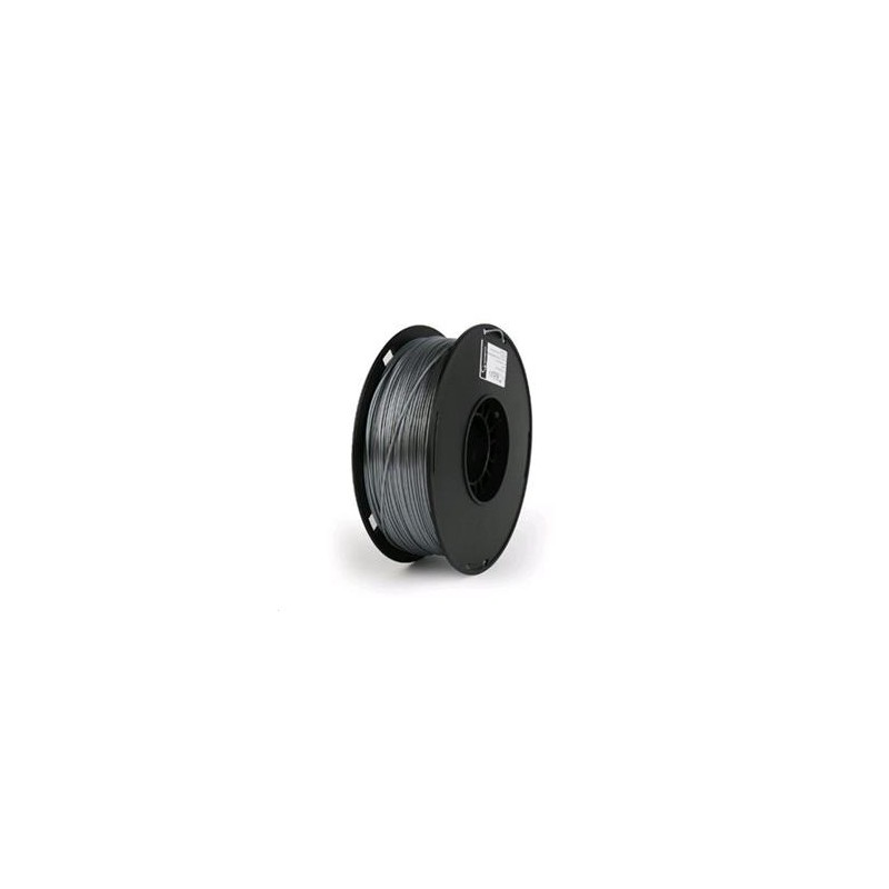 GEMBIRD, Tisková struna (filament) PLA PLUS, 1,75mm, 1kg, stříbrná