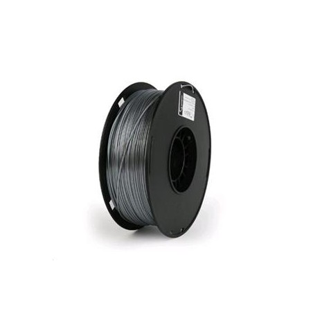 GEMBIRD, Tisková struna (filament) PLA PLUS, 1,75mm, 1kg, stříbrná