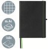 LEITZ Zápisník Complete, A4, čtvereček, černá