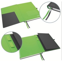 LEITZ Zápisník Complete, A4, linka, černá
