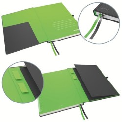 LEITZ Zápisník Complete, A6, linka, černá