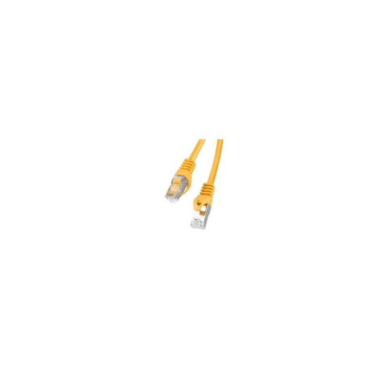 LANBERG Patch kabel cat6 FTP 15m žlutý Fluke Passed PCF610CC2000Y