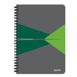 Leitz zápisník Office A5 s kartonovými deskami, drátěná vazba, čtverečkovaný 44581055