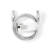 Nedis CCGL85230GY20 - Síťový kabel CAT6 U/UTP | RJ45 Zástrčka | RJ45 Zástrčka | 2.00 m | Kulatý | PVC | Šedá