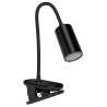 CONNECT IT CLIP 2 stolní Led lampička s klipem, baterie,USB-C, ČERNÁ