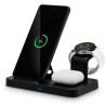 CONNECT IT MultiCharge 3v1 bezdrátová Qi nabíječka pro SAMSUNG, ČERNÁ