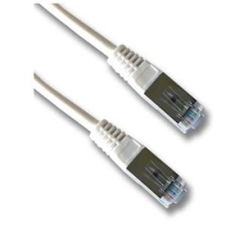 DATACOM Patch cord FTP CAT5E 0,5m bílý