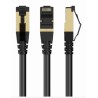 GEMBIRD PP8-LSZHCU-BK-10M – S/FTP Cat. 8 LSZH propojovací kabel, černý, 10 m