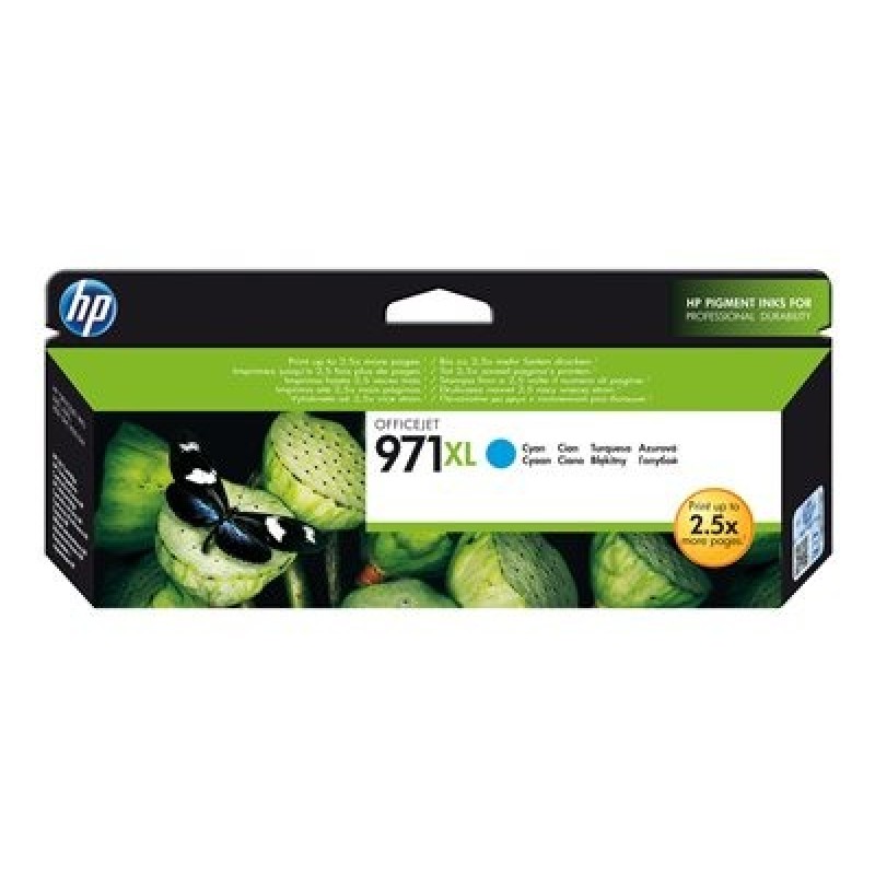 HP 971XL azurová inkoustová kazeta, CN626AE