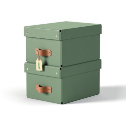 LEITZ úložný box, karton, velikost S, 2 ks zelený