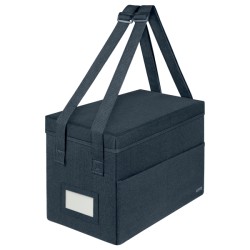 LEITZ kompaktní textilní box pro hot desking s víkem, 35,5 x š 20 x v 23,5 cm