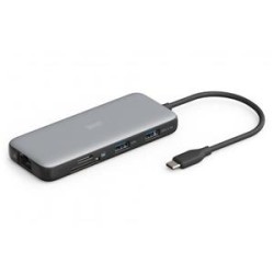 Digitus USB-C dokovací stanice, 7 portů: 1× HDMI, 3× USB 3.2 Gen 2, 1× RJ45, 1× SD, 1× MicroSD, 1× PD