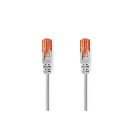 Nedis CCGL85230GY150 - Síťový kabel CAT6 U/UTP | RJ45 Zástrčka - RJ45 Zástrčka | 15.00 m | Kulatý | PVC | Šedá