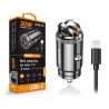 Aligator mini nabíječka do auta Power Delivery 30W,USB-C + USB-A, USB-C kabel pro iPhone/iPad