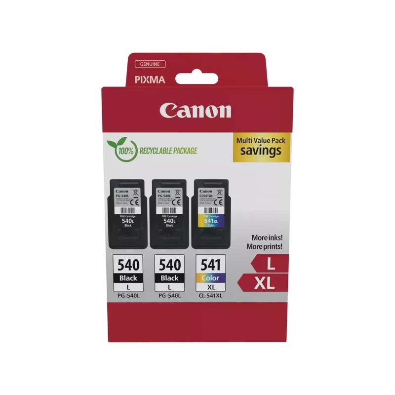 Canon CARTRIDGE PG-540Lx2/CL-541XL MULTI pro PIXMA MX3x5, 4x5, 5x5, MG2150, 3x50, 4x50, TS515x