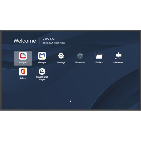 Viewsonic CDE6514-2C 65" 4K 3840x2160/500cd/11ms/3xHDMI/RS232/USB-C/2xUSB/RJ45/Android 14/VESA/Repro/24/7