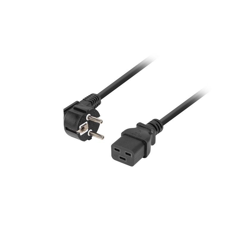 LANBERG IEC 320 C19 napájecí kabel 1.8M 16A VDE černý