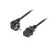 LANBERG IEC 320 C19 napájecí kabel 1.8M 16A VDE černý