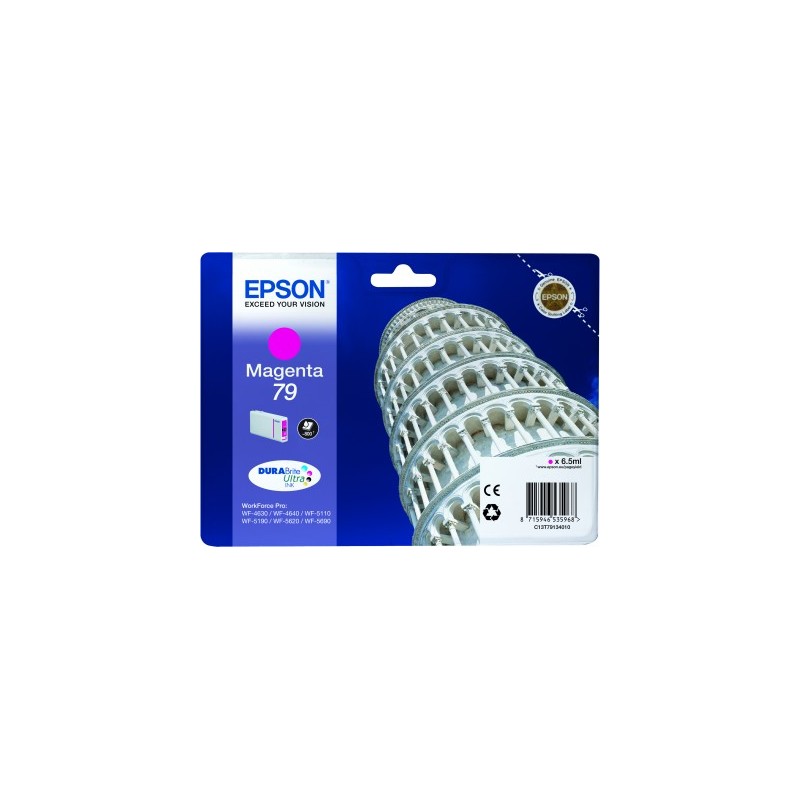 EPSON Ink bar WorkForce-5xxx Series Ink Cartridge 79 Magenta - 6,5ml, BAR 800 stran