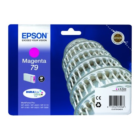EPSON Ink bar WorkForce-5xxx Series Ink Cartridge 79 Magenta - 6,5ml, BAR 800 stran