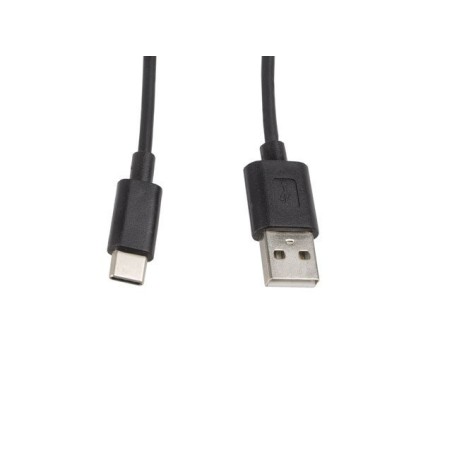 Lanberg Kabel USB-C(M)- USB-A(M) 2.0 1M černý