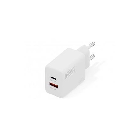 DIGITUS USB Nabíječka GaN 30W, 1x USB-C, 1x USB-A
