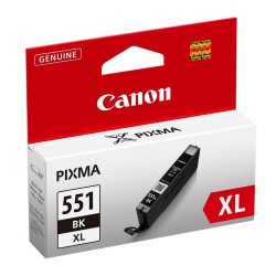 Canon CARTRIDGE CLI-551BK XL černá pro Pixma iP, Pixma iX, Pixma MG a Pixma MX 6850, 725, 7250, 925, 8750, 5450, 5550, 5650