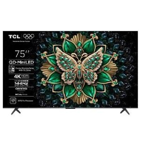 TCL 75C6K SMART TV 75" QLED/4K UHD/Mini LED/144Hz/4xHDMI/USB/LAN/GoogleTV POKOŠZENÁ KRABICE