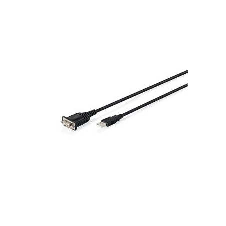 DIGITUS USB 2.0 na RS232 adaptér, 1,8m, černý