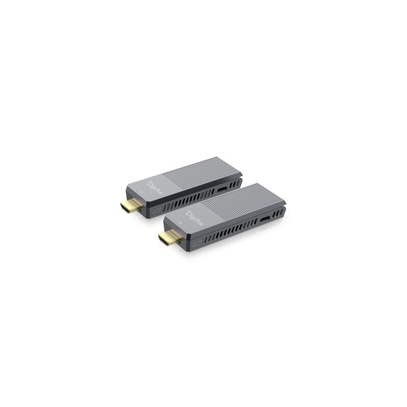 DIGITUS 4K/60Hz Wireless HDMI Extender Set, 150m, grey