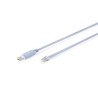 DIGITUS USB 2.0 na RJ45 konzolový kabel, 1,8m, bílý
