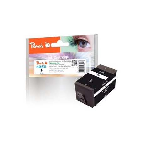 PEACH kompatibilní cartridge HP No. 903XL, černá, T6M15AE OEM chip
