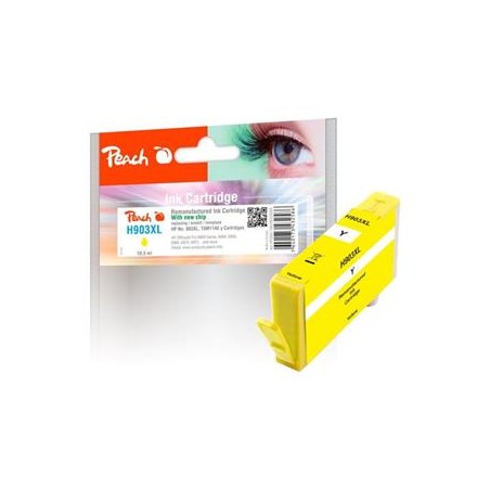 PEACH kompatibilní cartridge HP No. 903XL, žlutá, T6M11AE OEM chip