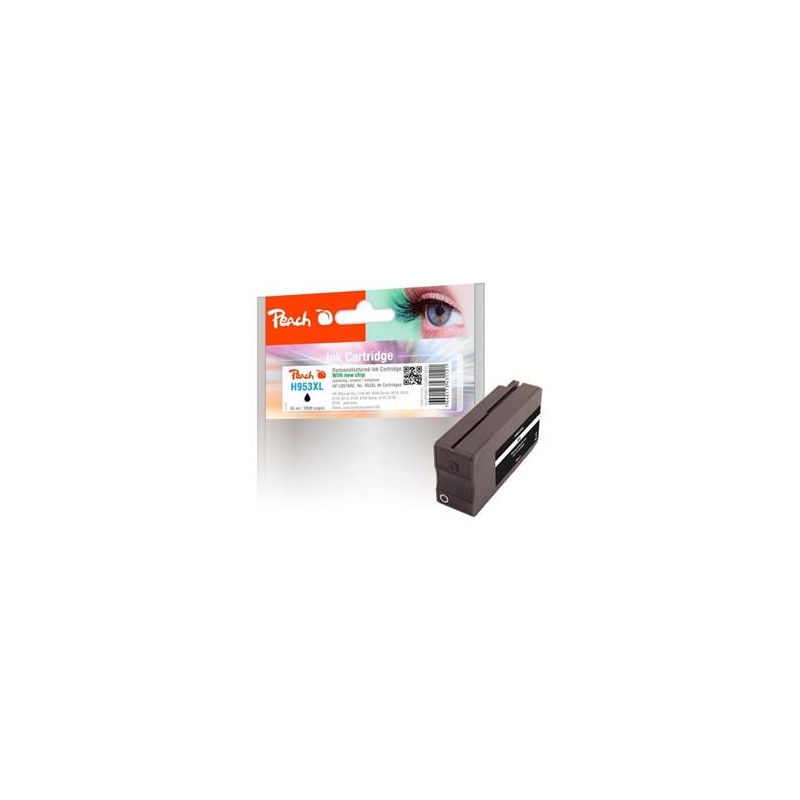 PEACH kompatibilní cartridge HP No. 953XL, černá, L0S70AE, 43ml, OEM chip