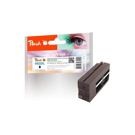 PEACH kompatibilní cartridge HP No. 953XL, černá, L0S70AE, 43ml, OEM chip