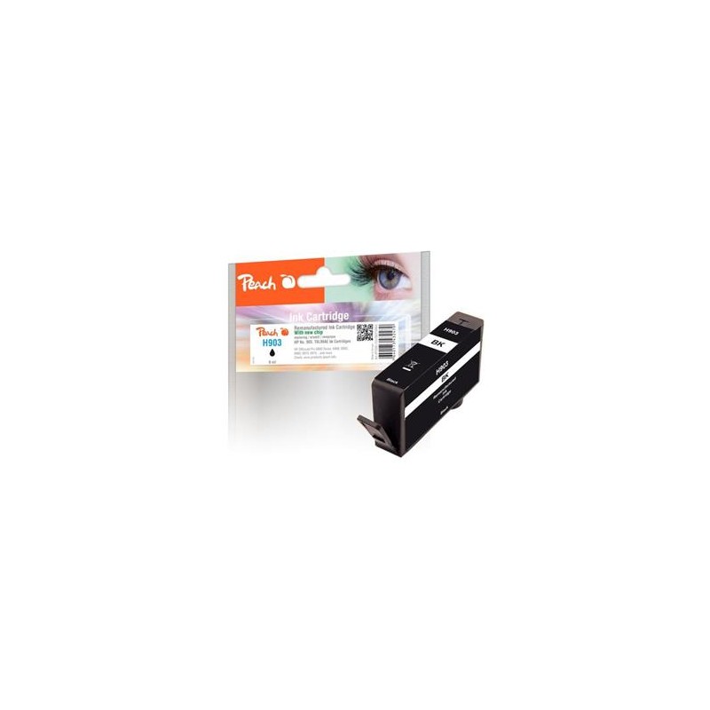 PEACH kompatibilní cartridge HP No. 903, černá, T6L99AE, 11ml OEM chip
