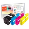 PEACH kompatibilní cartridge HP No. 903XL, Multi-Pack1x bk,c,m,y, OEM chip