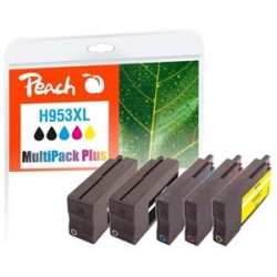 PEACH kompatibilní cartridge HP No. 953XL, Multi-Pack-Plus, 2x bk, 1x c,m,y 2x43/3x20ml