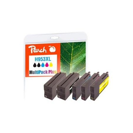 PEACH kompatibilní cartridge HP No. 953XL, Multi-Pack-Plus, 2x bk, 1x c,m,y 2x43/3x20ml