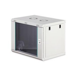 DIGITUS DN-37104 Nástěnná skříň 9U, Dynamic-N, 19", 600x450mm, nesmontovaná, šedá (RAL 7035)