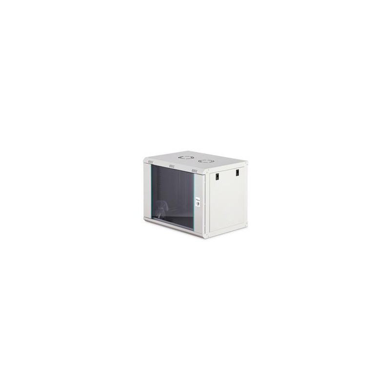 DIGITUS DN-37104 Nástěnná skříň 9U, Dynamic-N, 19", 600x450mm, nesmontovaná, šedá (RAL 7035)