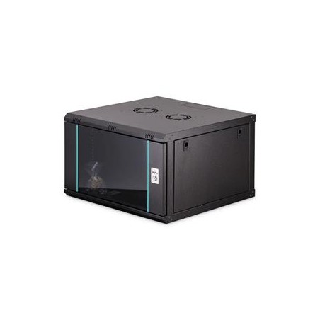 DIGITUS DN-37103 Nástěnná skříň 7U, Dynamic-N, 19", 600x600mm, nesmontovaná černá (RAL 9005)