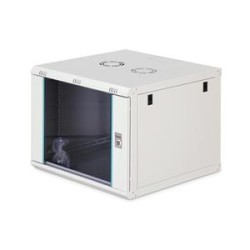 DIGITUS DN-37106 Nástěnná skříň 9U, Dynamic-N, 19", 600x600mm, nesmontovaná, šedá (RAL 7035)