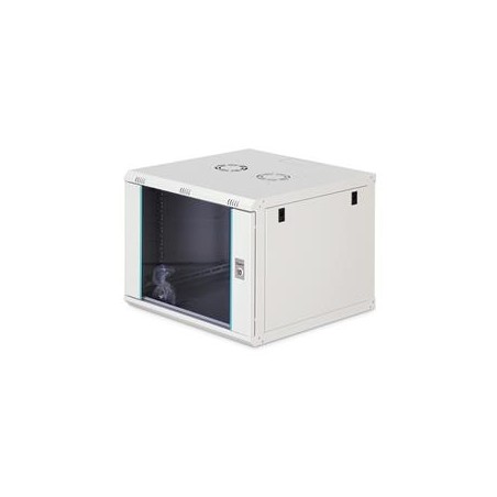 DIGITUS DN-37106 Nástěnná skříň 9U, Dynamic-N, 19", 600x600mm, nesmontovaná, šedá (RAL 7035)